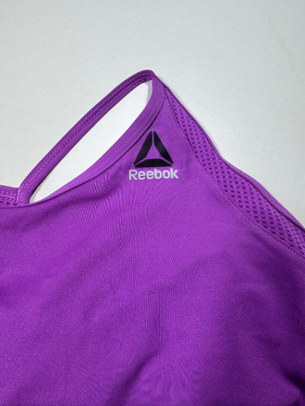 Reebok Speedwick Purple Strappy Athletic Tank Top Women’s Small - Picture 3 of 8